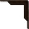 Ekena Millwork Stockport Steel Bracket, Antiqued Bronze 2"W x 8"D x 8"H BKTM02X08X08STABZ - alternate 2